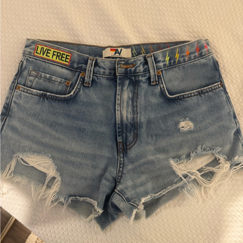 Aviator Nation Denim Shorts